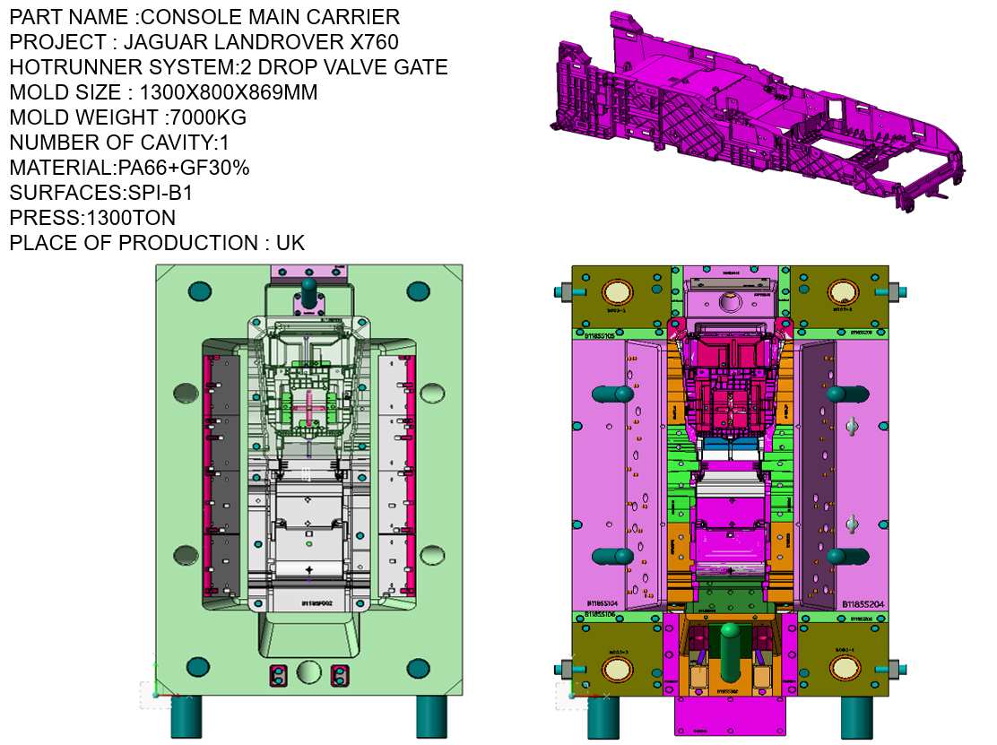 CONSOLE MAIN CARRIER